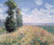 Poplars near Argenteuil Claude Monet